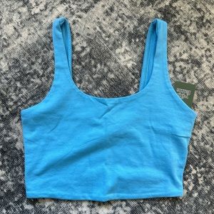 Wild Fable crop bra / tank bralette blue target brand
